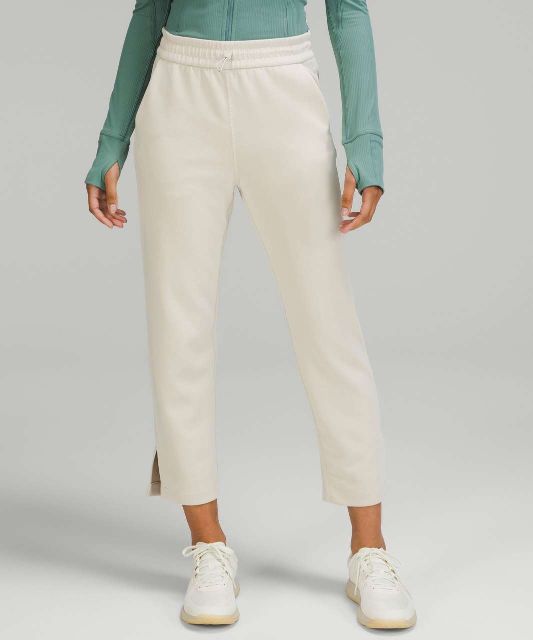 Lululemon Brushed Softstreme Split-Hem High-Rise Pant - Smoked Spruce -  lulu fanatics