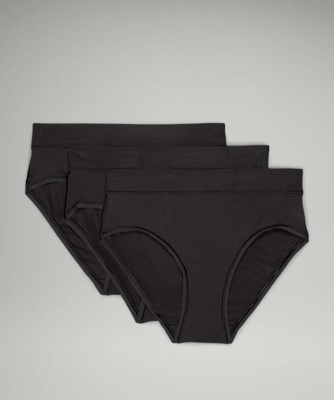 Lululemon UnderEase High-Rise Bikini Underwear 3 Pack - Black