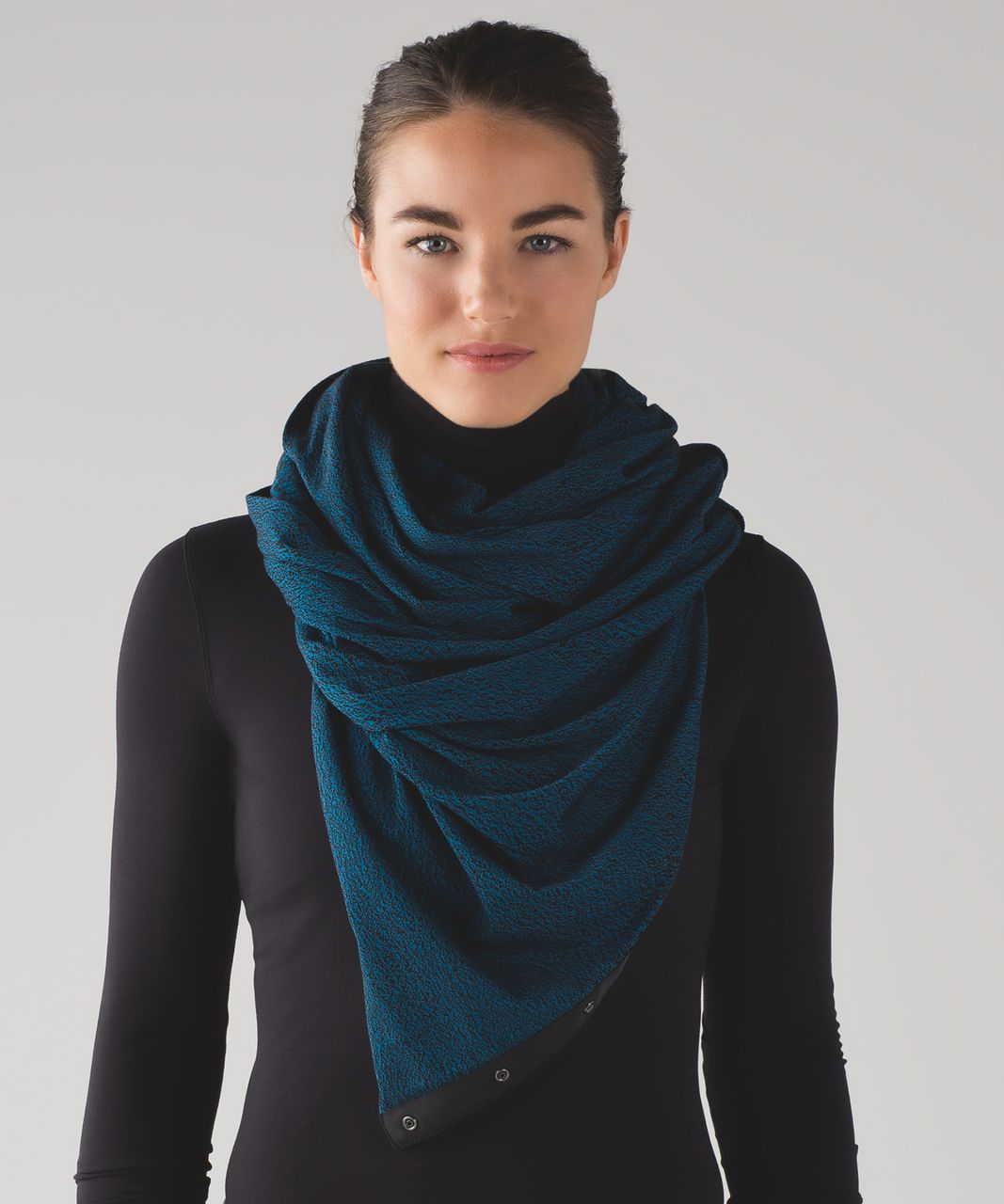 Lululemon Vinyasa Scarf - Running Luon Spray Jacquard Capri Black