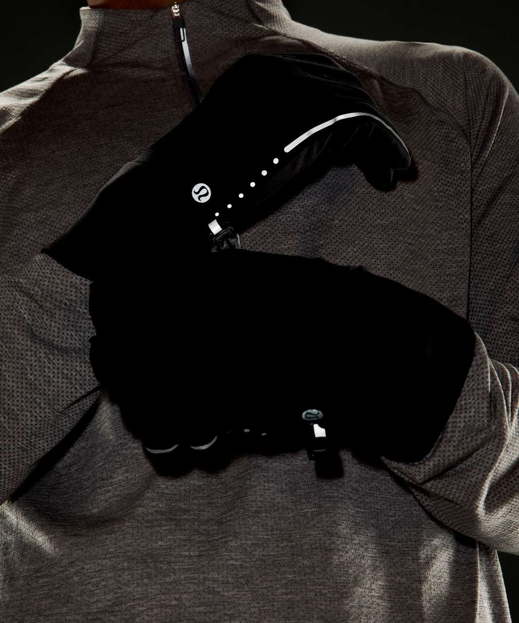 Lululemon Cold Terrain Lined Gloves - Black