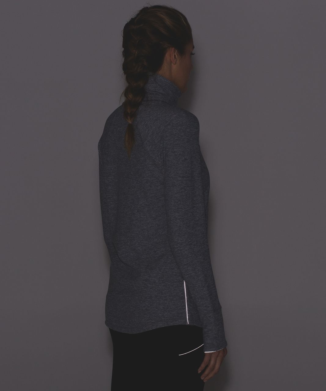 Lululemon Hill And Valley Turtleneck - Heathered Slate / Slate