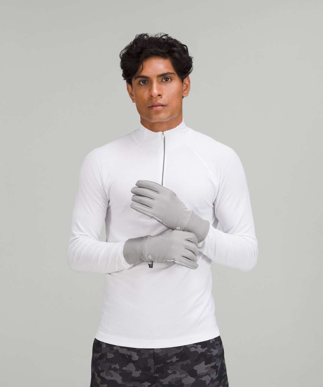Lululemon Cold Terrain Lined Gloves - Gull Grey