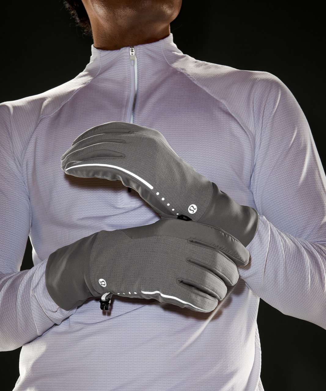 Lululemon Cold Terrain Lined Gloves - Gull Grey