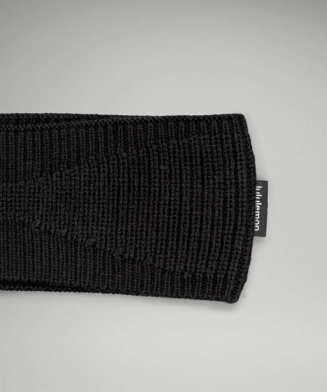 Lululemon Ribbed Merino Wool-Blend Knit Ear Warmer - Black