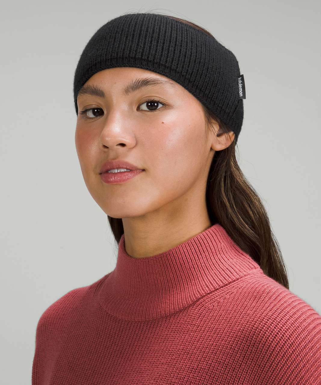 Lululemon Ribbed Merino Wool-Blend Knit Ear Warmer - Black