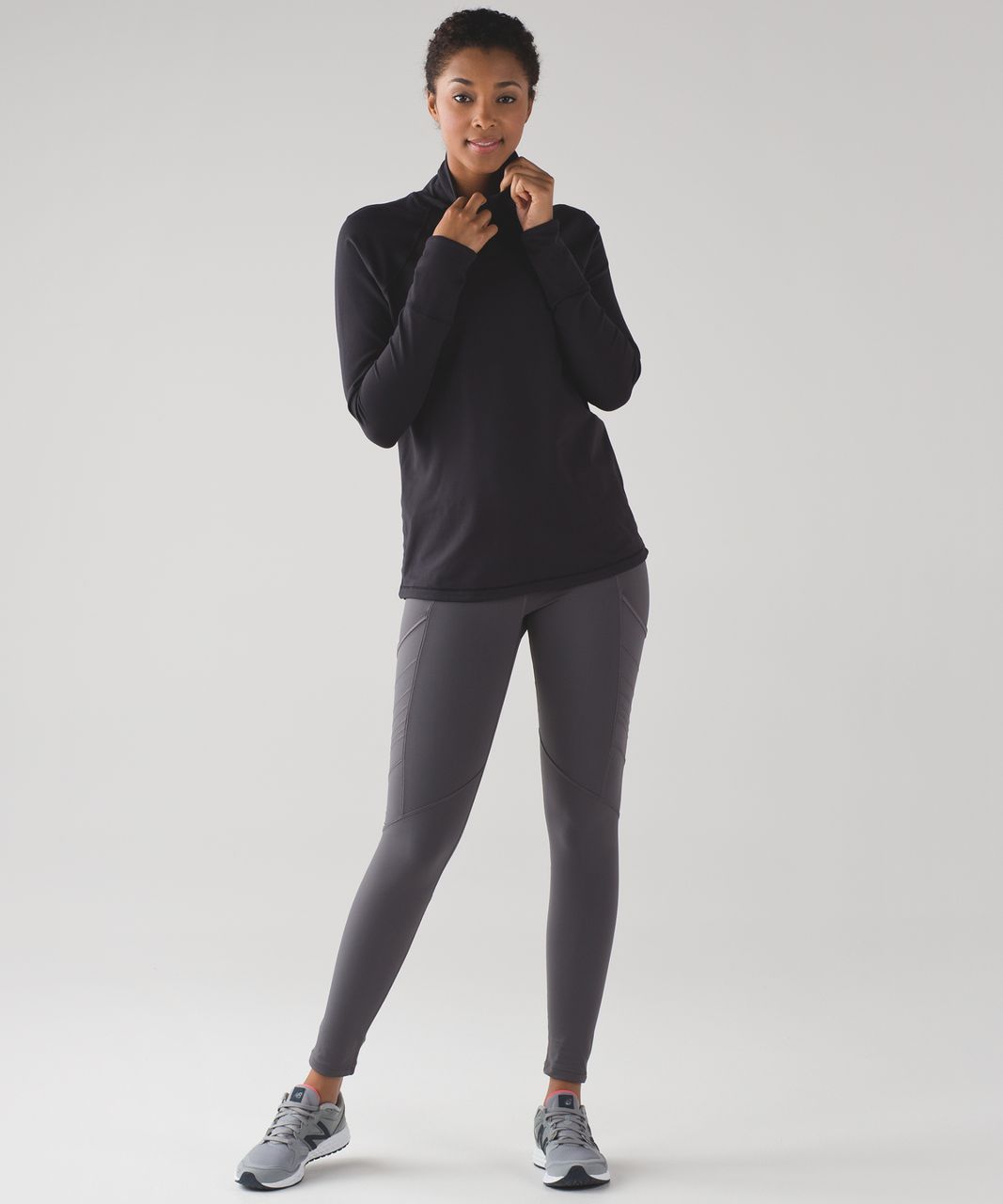 Lululemon Hill And Valley Turtleneck - Black - lulu fanatics