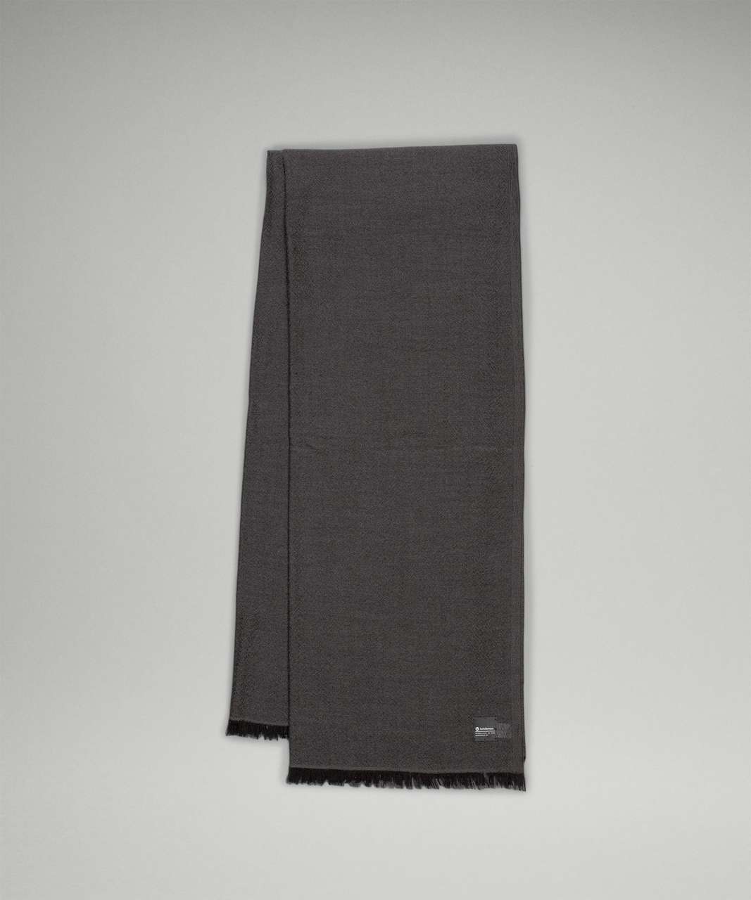 Lululemon Woven Wool Scarf - Black / Graphite Grey