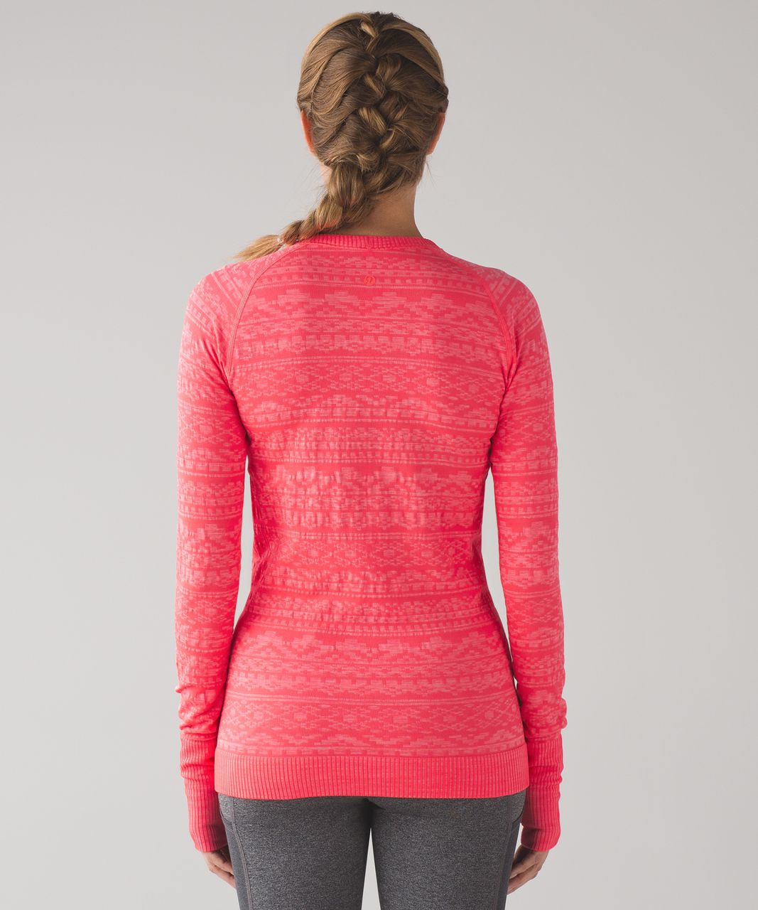 Lululemon Rest Less Pullover - Heathered Electric Coral