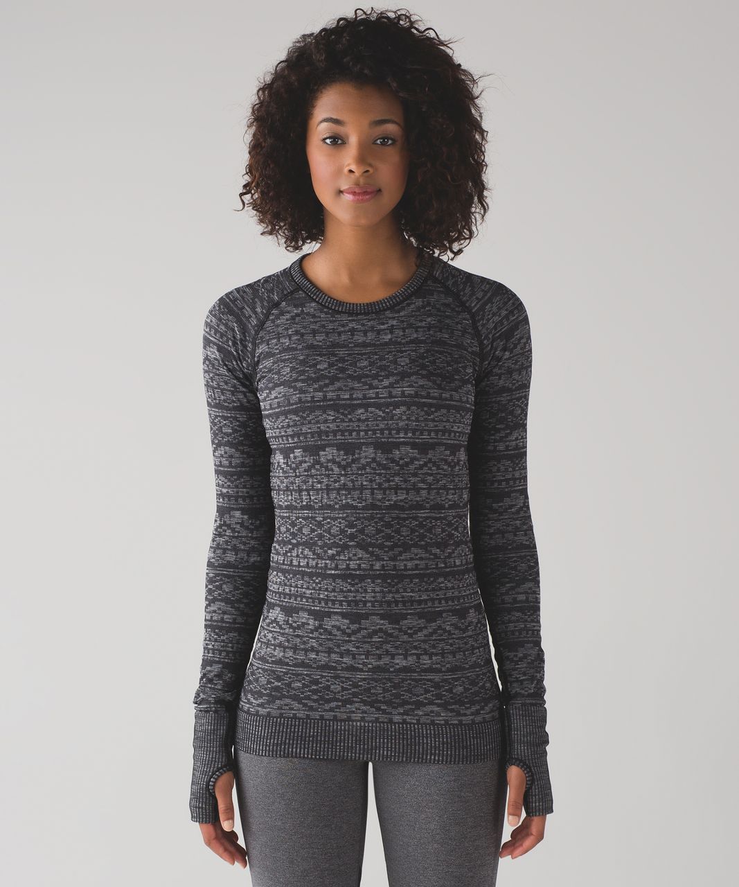 Lululemon Rest less Pullover - Heathered Black - lulu fanatics