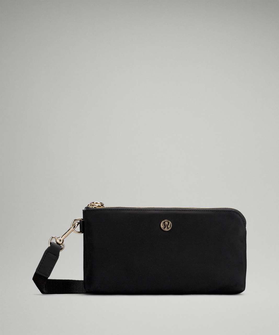 Lululemon Curved Wristlet - Black / Gold (First Release)