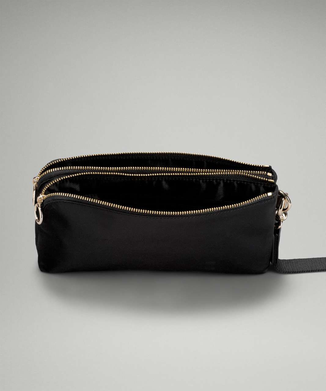 Lululemon Curved Wristlet - Black / Gold (First Release)