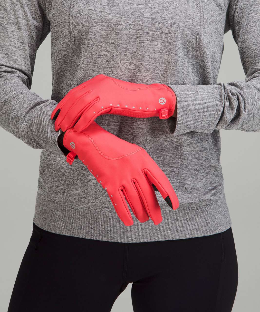 Lululemon Run for It All Gloves - Pale Raspberry