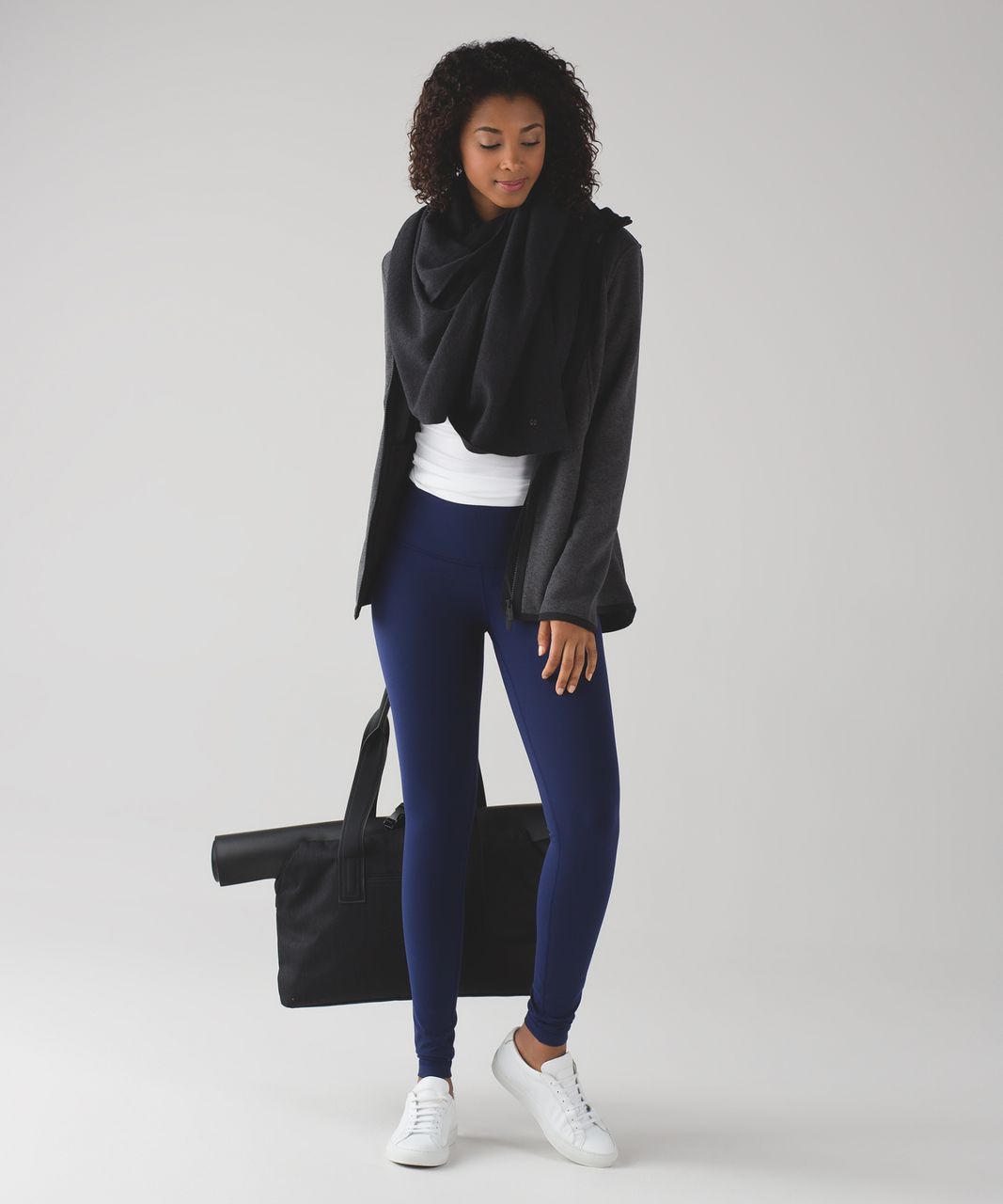 Lululemon After Asana Wrap - Heathered Black