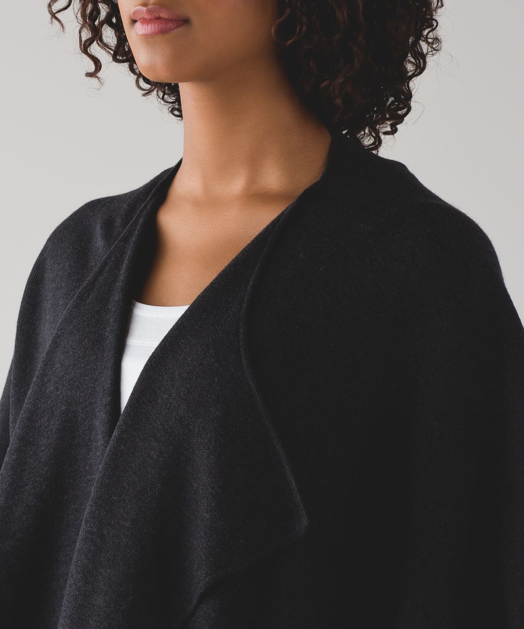 Lululemon After Asana Wrap - Heathered Black