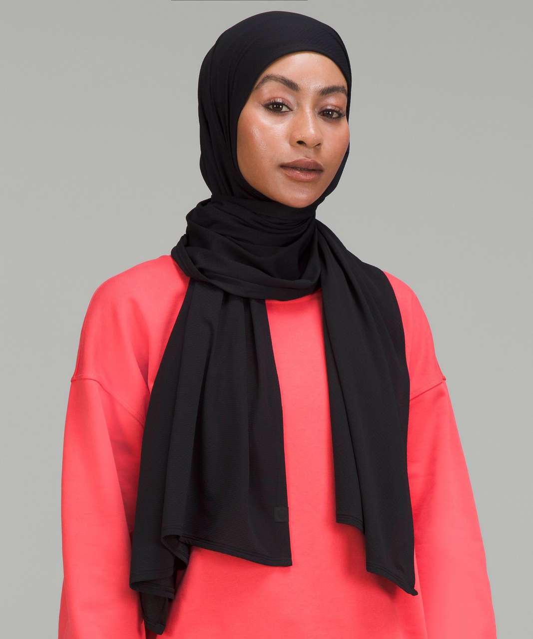 Lululemon Scarf-Style Hijab - Black - lulu fanatics