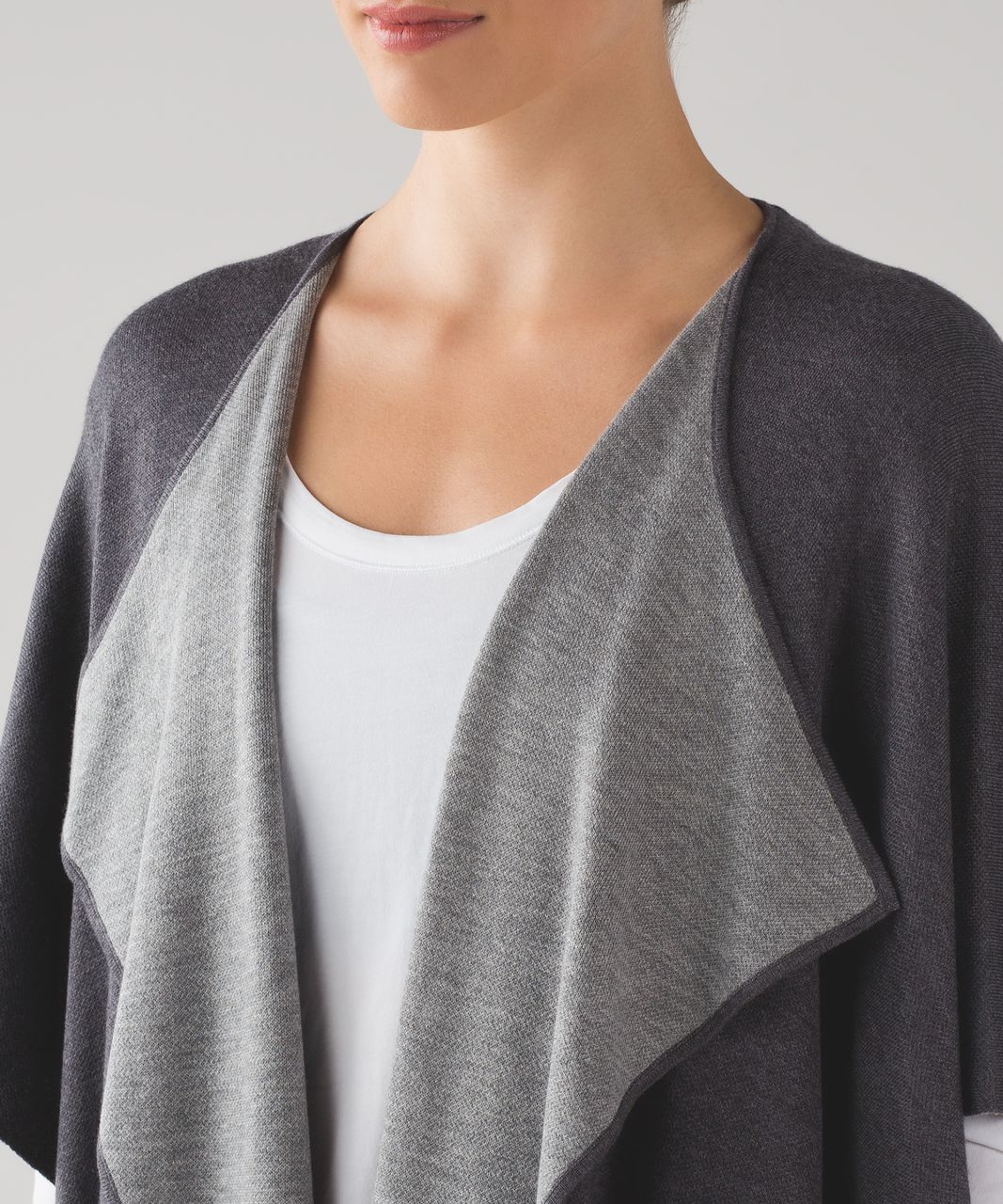 Lululemon After Asana Wrap - Heathered Dark Carbon / Heathered Medium Grey