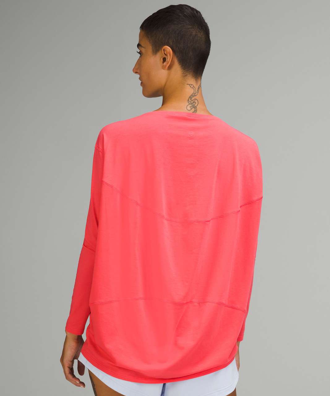 Lululemon Back in Action Long Sleeve Shirt - Pale Raspberry