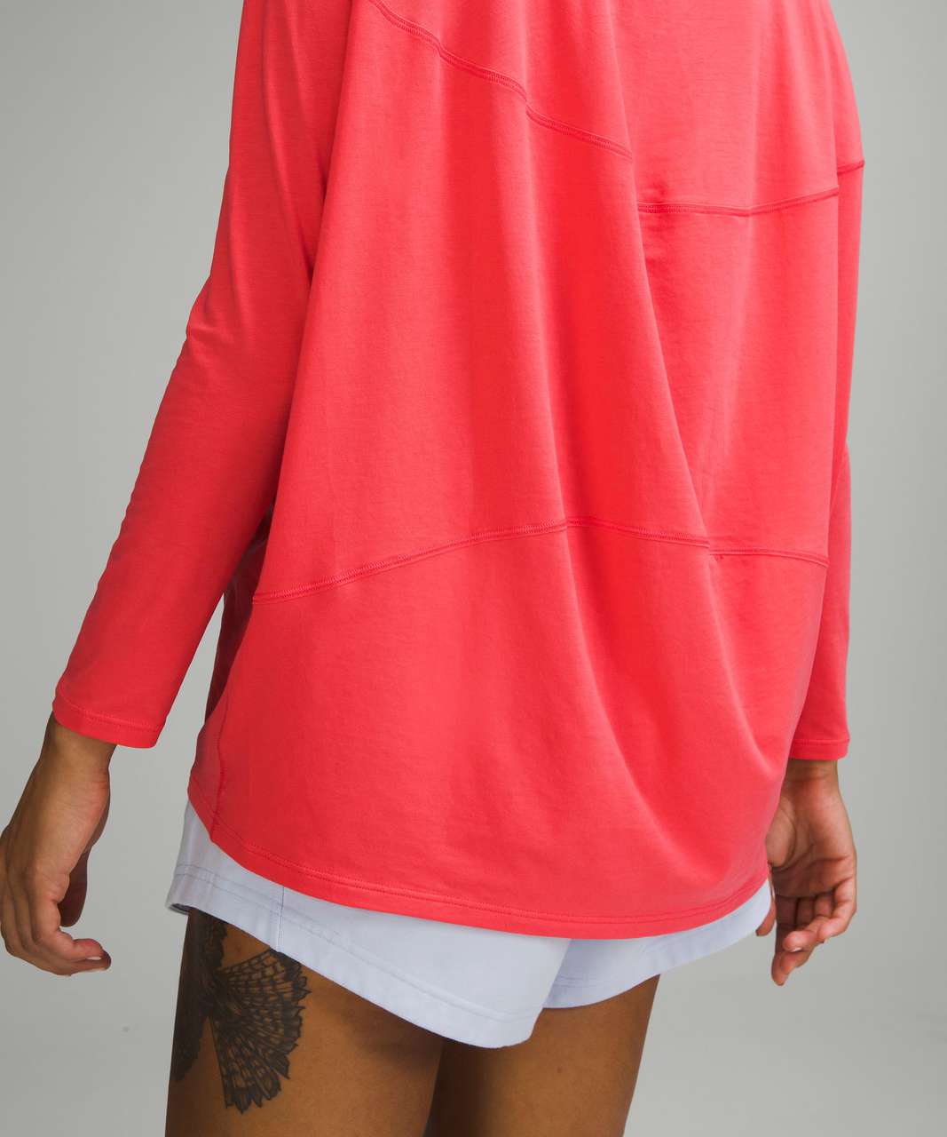 Lululemon Back in Action Long Sleeve Shirt - Pale Raspberry