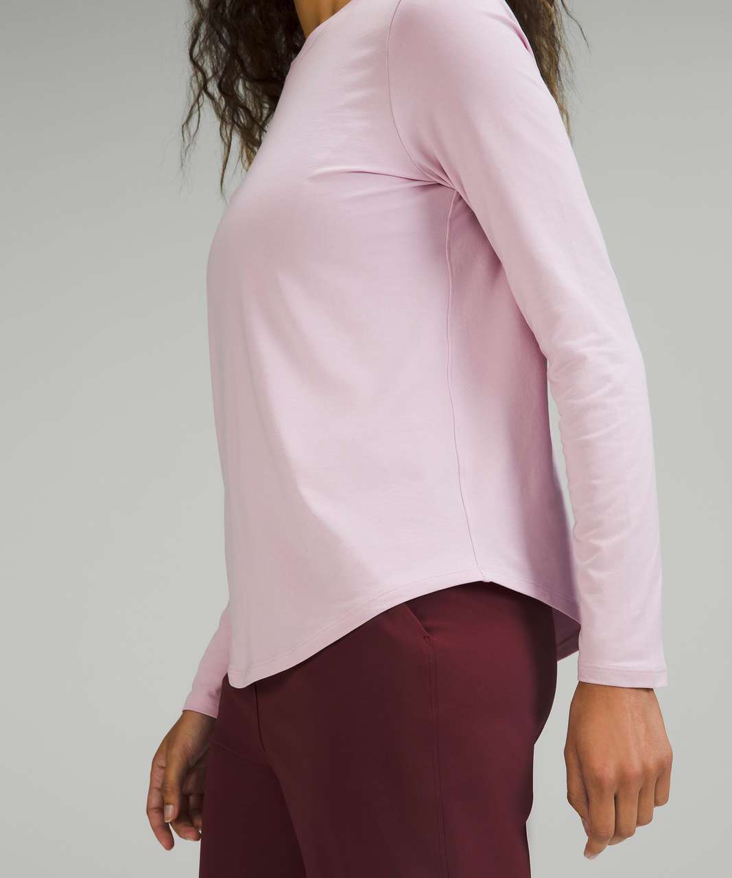 Lululemon Love Long Sleeve Shirt - Pink Peony