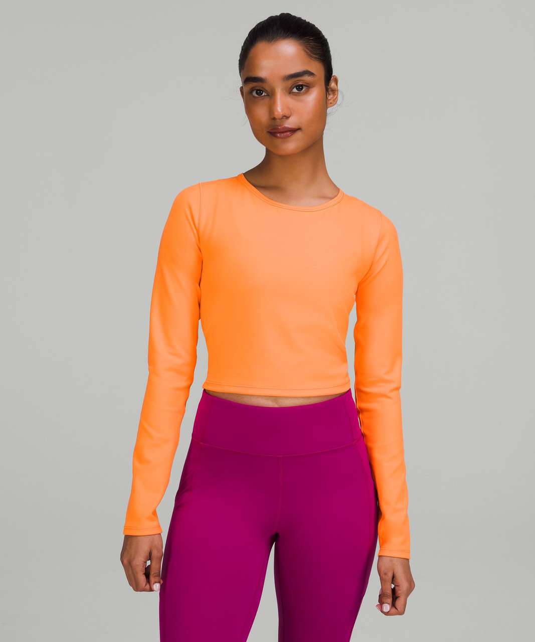 NWT Lululemon Wunder Train Cropped Long Sleeve *Special Edition