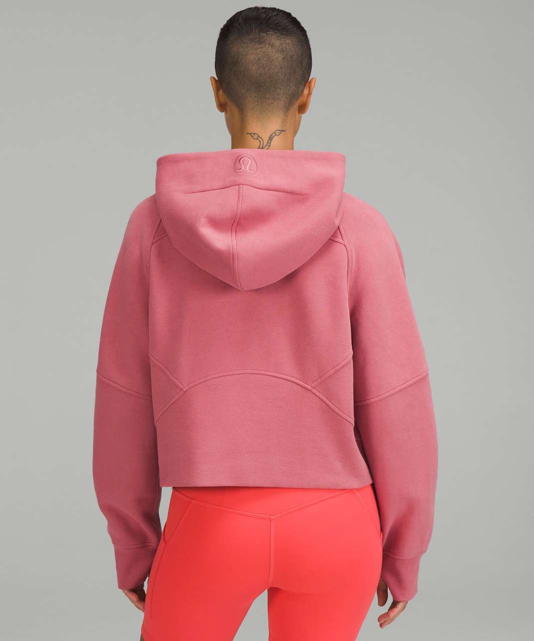 Lululemon Scuba Full-Zip Cropped Hoodie Size 8 LIP GLOSS Pink - SOLD OUT -  NWOT 