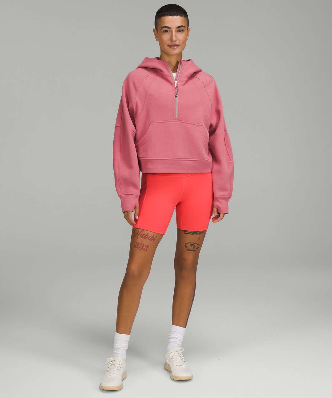 Lululemon Scuba Oversized Half-Zip Hoodie - Brier Rose