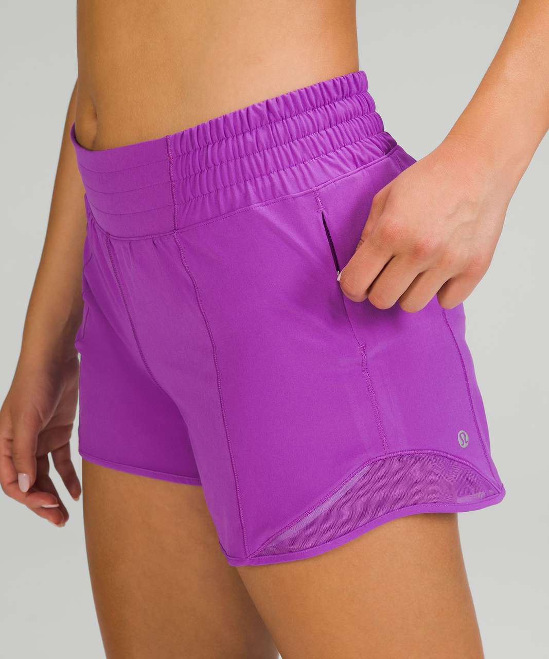 Lululemon Hotty Hot High-Rise Lined Short 4" - Moonlit Magenta