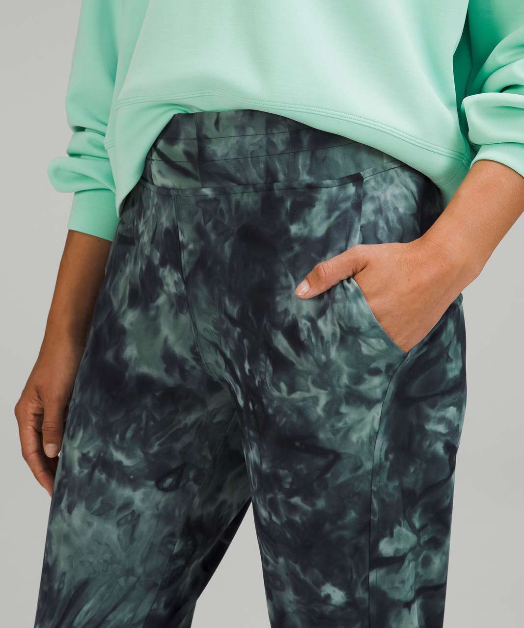 Lululemon Ready to Rulu High-Rise Jogger - Diamond Dye Silver Blue Tidewater Teal Graphite Grey