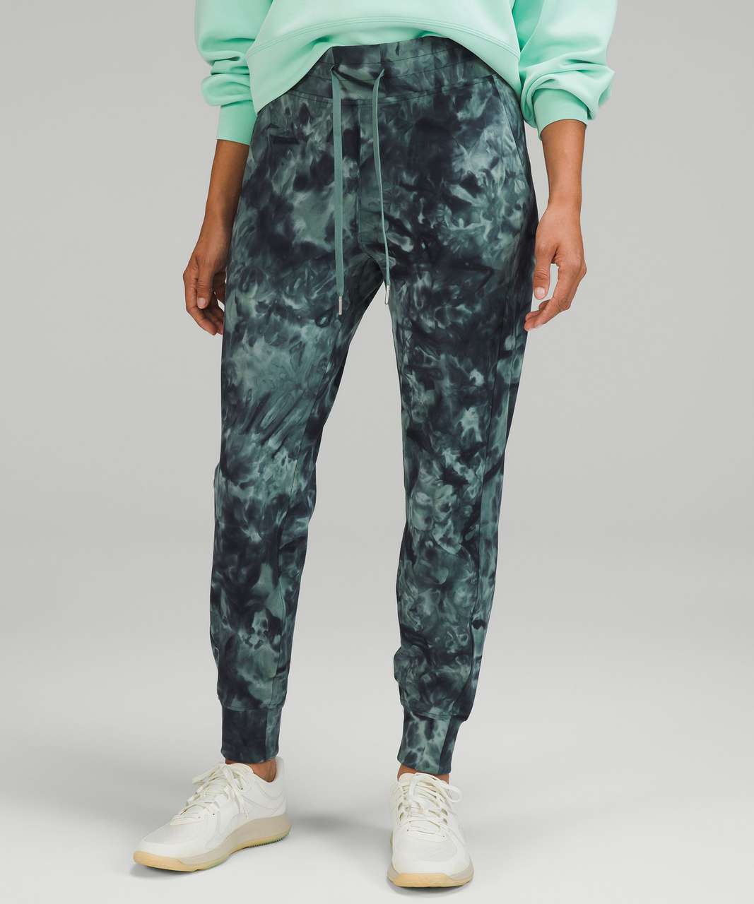 Lululemon Ready to Rulu High-Rise Jogger - Diamond Dye Silver Blue Tidewater Teal Graphite Grey