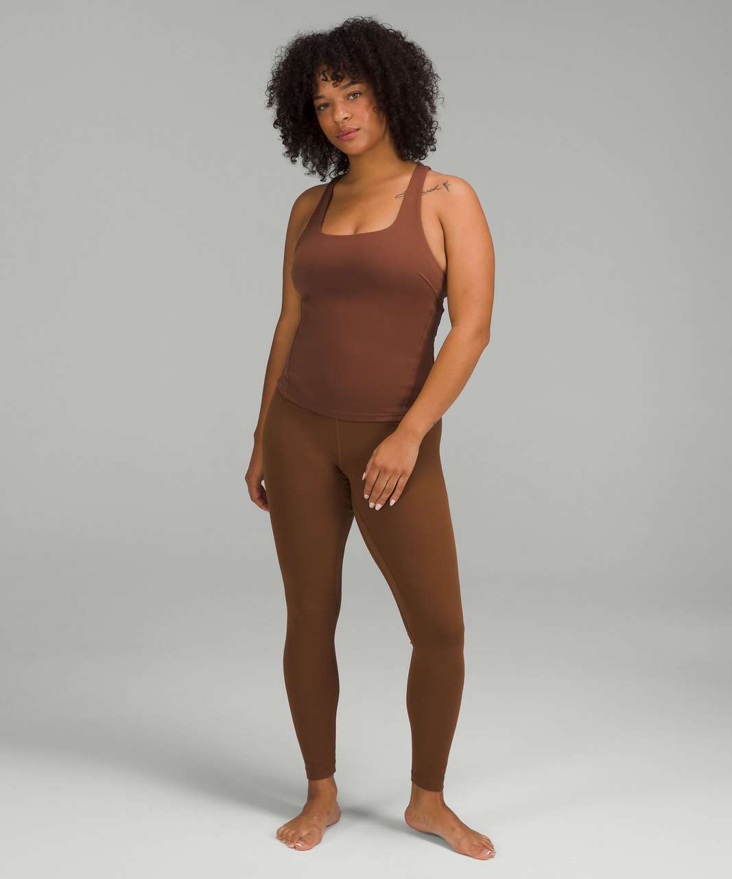 Lululemon Align™ Cropped Tank Top - Size 8 - Roasted Brown RTDB - NWT 