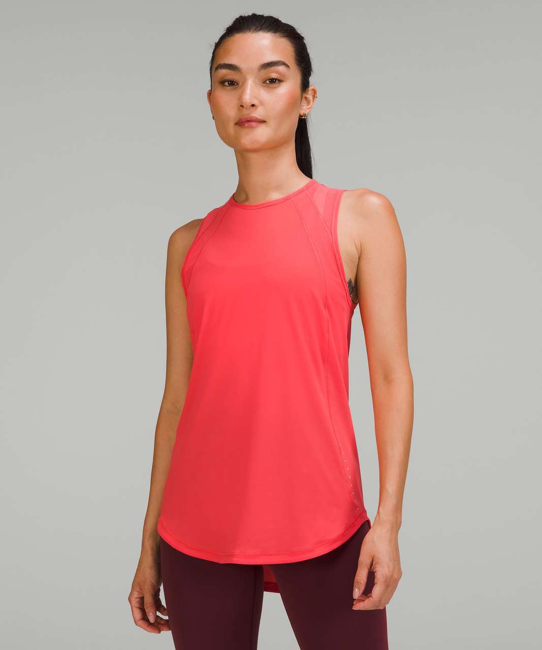 Lululemon Nulu High-Neck Yoga Tank Top - Black - lulu fanatics