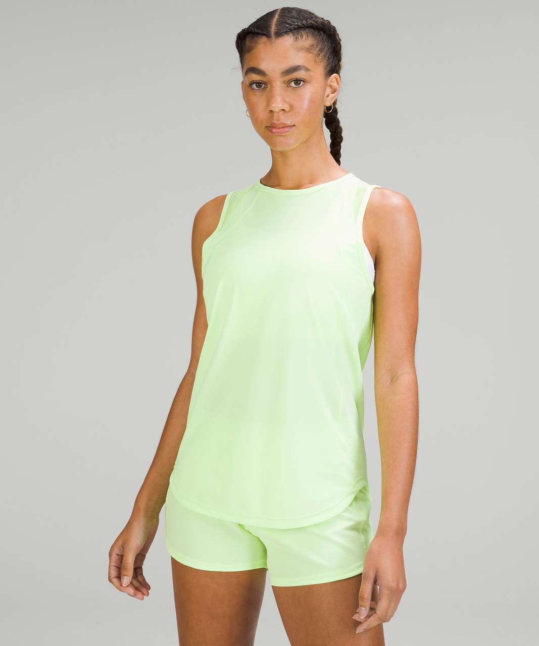 Lululemon Energy Tank Top - Wasabi / Faded Zap / Golden Sand - lulu fanatics