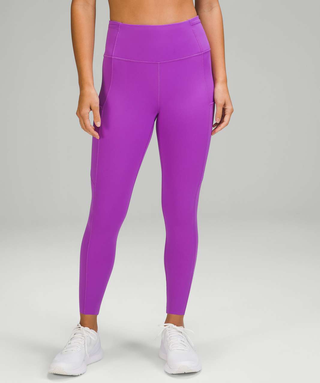 Lululemon Fast and Free High-Rise Crop 23" - Moonlit Magenta