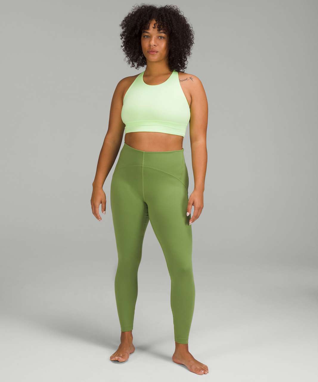 NWT Lululemon InStill High-Rise Tight 25 in Dark Olive Size 2