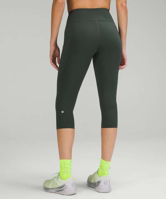 Lululemon Fast and Free Reflective High-Rise Crop 19 - Larkspur