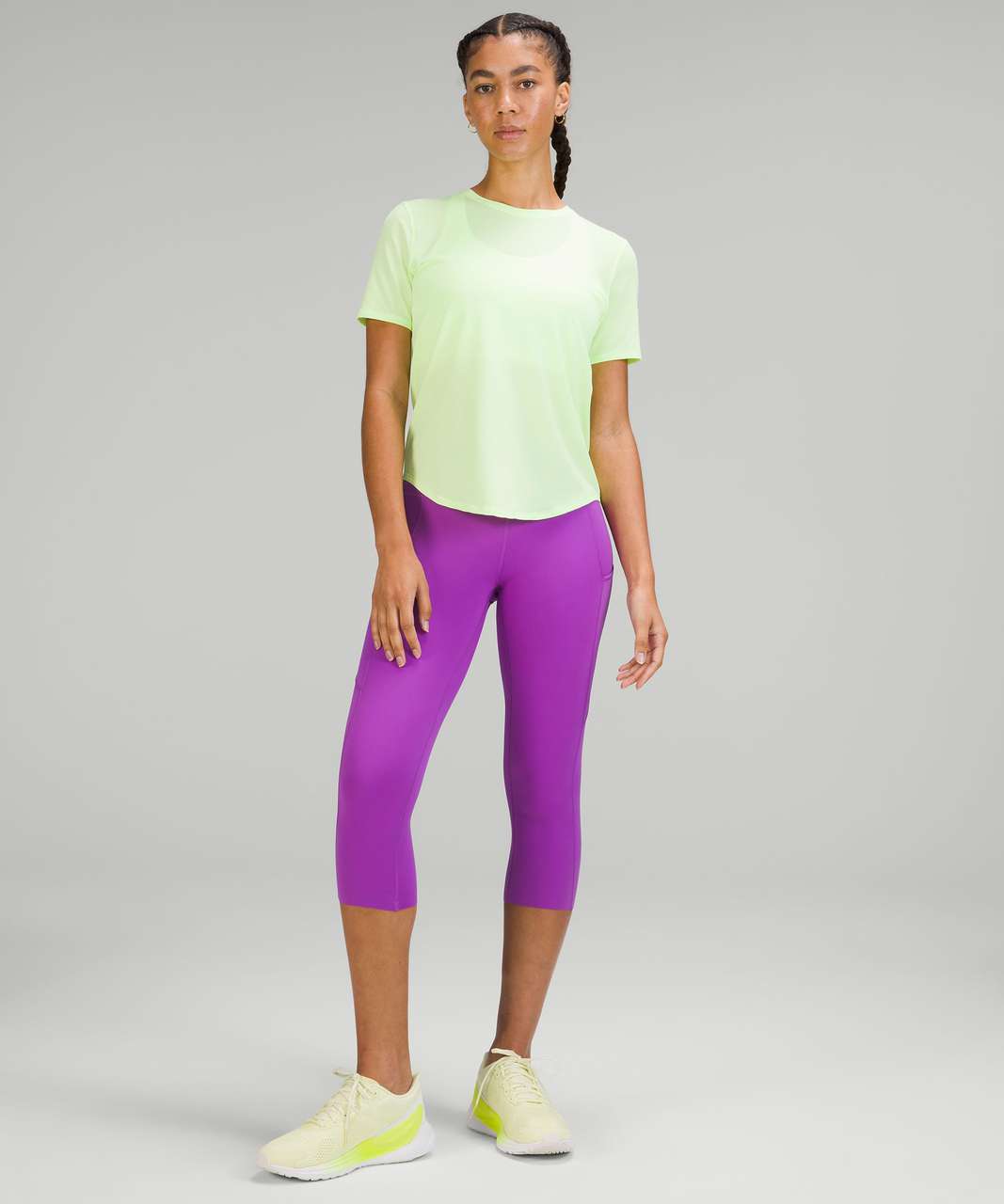 Lululemon athletica Fast and Free Reflective High-Rise Crop 19, Women's  Capris