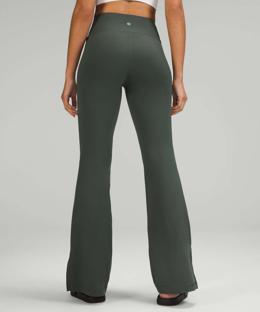 Lululemon Groove Super-High-Rise Split-Hem Flare Pant *Nulu - Smoked Spruce