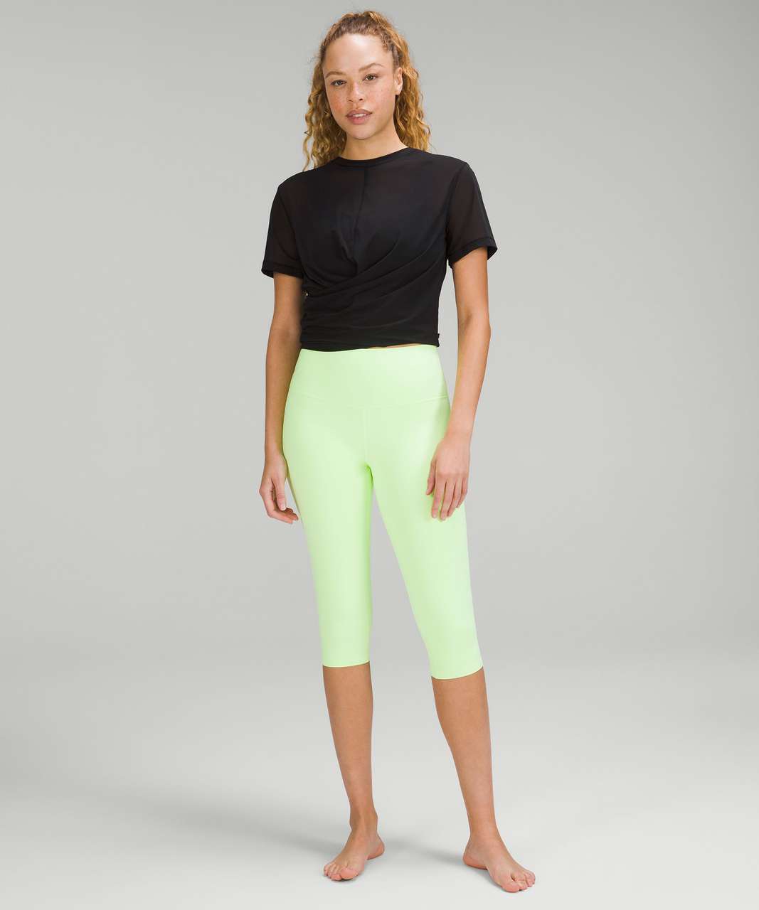 Lululemon Align High-Rise Crop 23 - Faded Zap - lulu fanatics