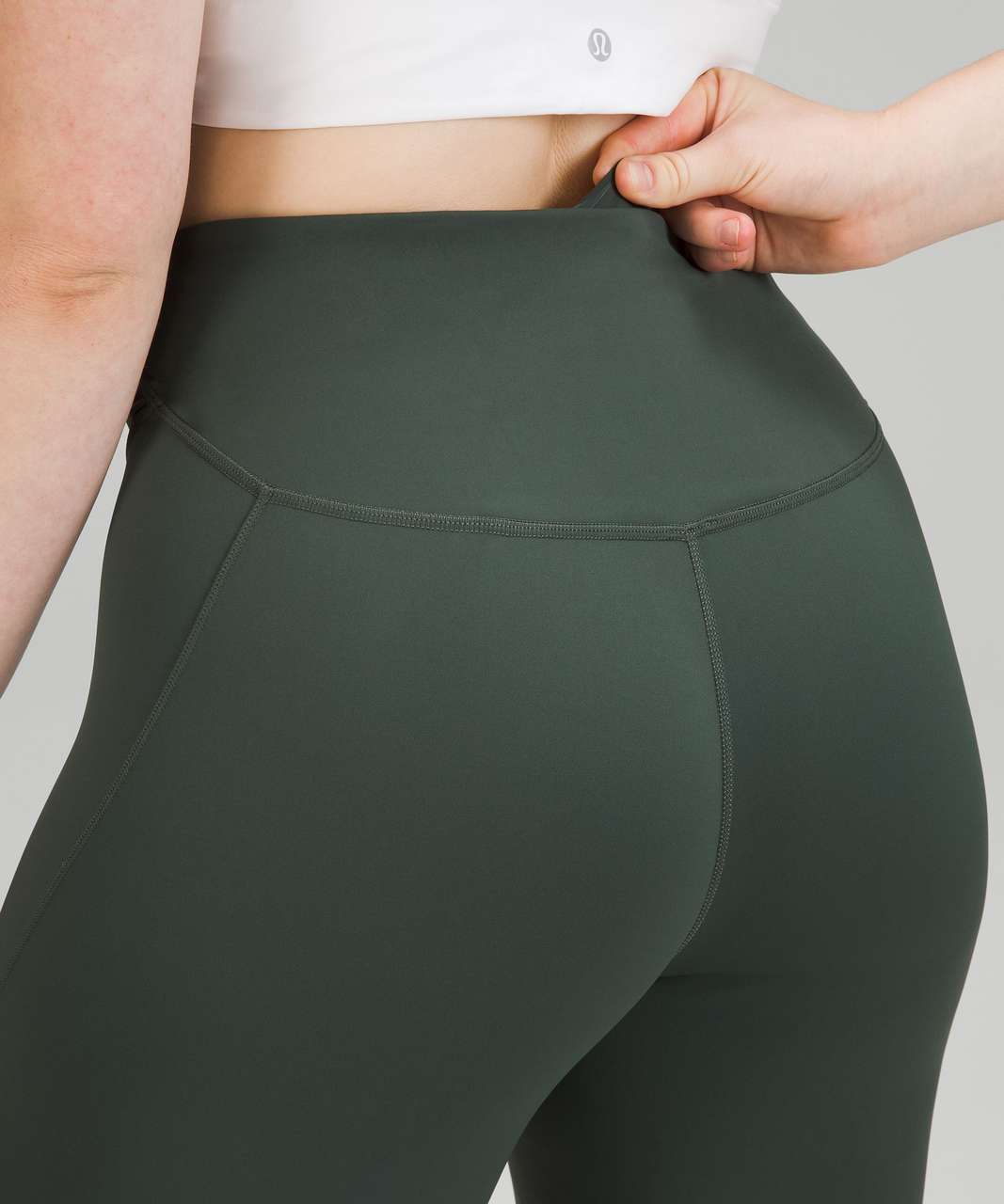 Lululemon Base Pace High-Rise Crop 23" - Smoked Spruce