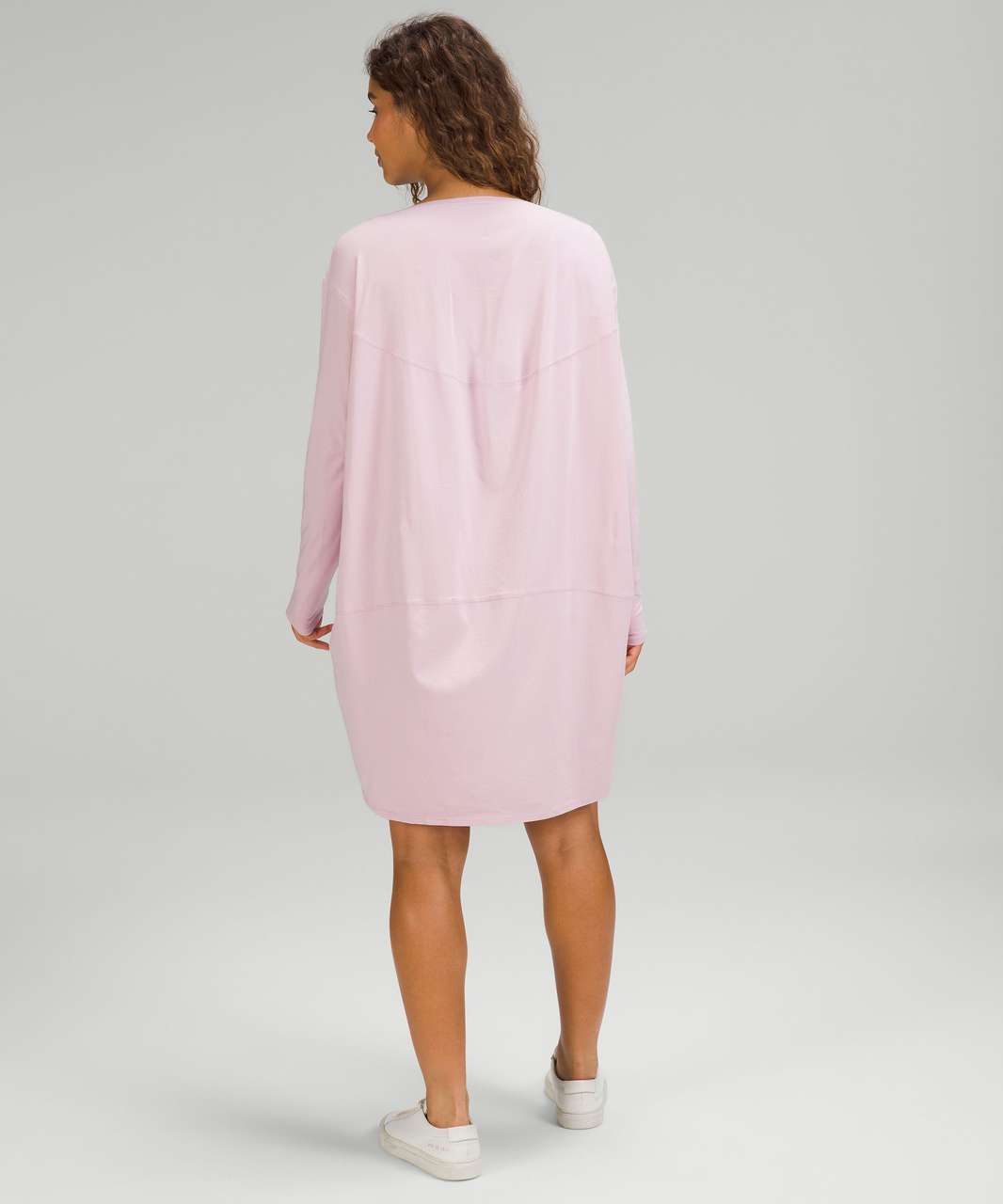 Lululemon Back in Action Long Sleeve Dress - Pink Peony