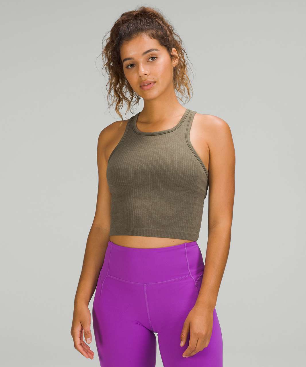 Lululemon Ebb to Street Racerback Bra *Shine - Black / Silver - lulu  fanatics