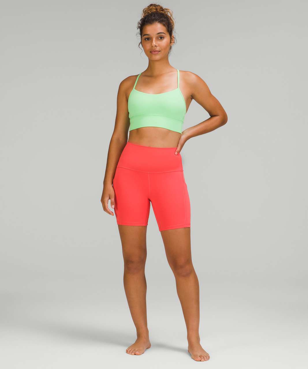 NEW LULULEMON Track That HR 3 Short 4 8 Pale Raspberry