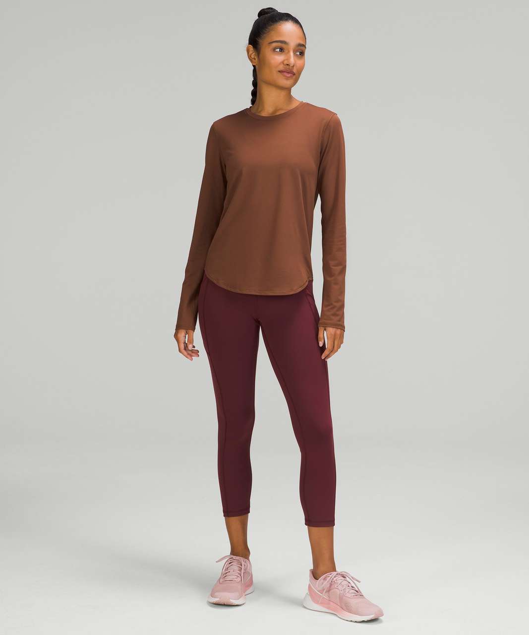 Lululemon High-Neck Running and Training Long Sleeve Shirt