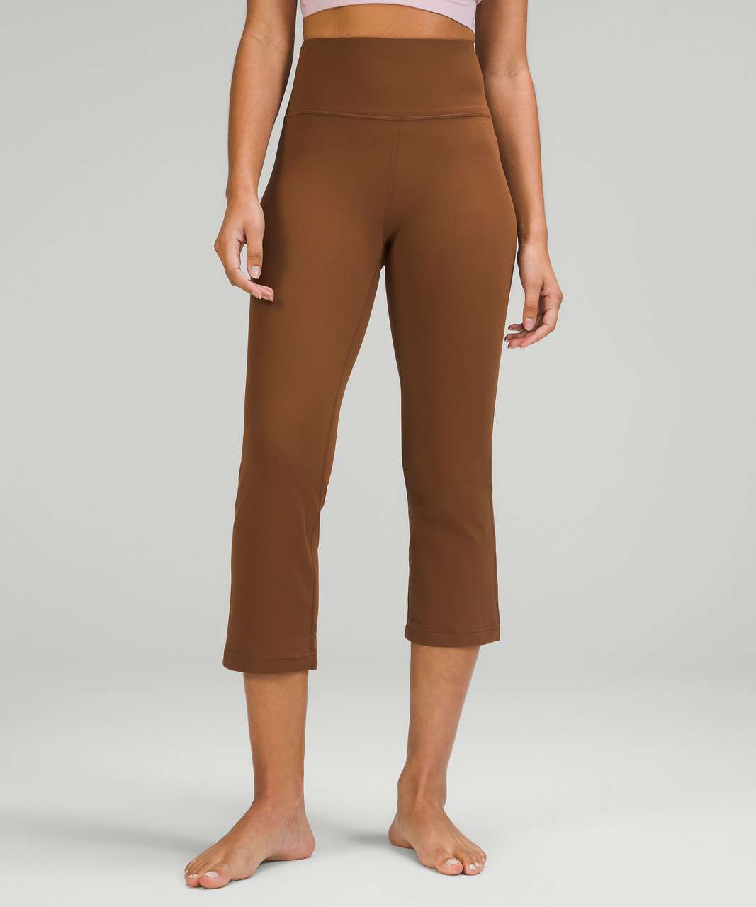 Lululemon Groove Super-High-Rise Crop 23" - Roasted Brown