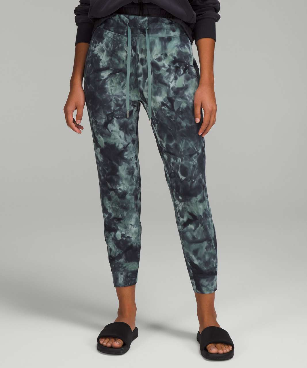 Lululemon Ready to Rulu High-Rise Jogger 7/8 Length - Diamond Dye Silver Blue Tidewater Teal Graphite Grey