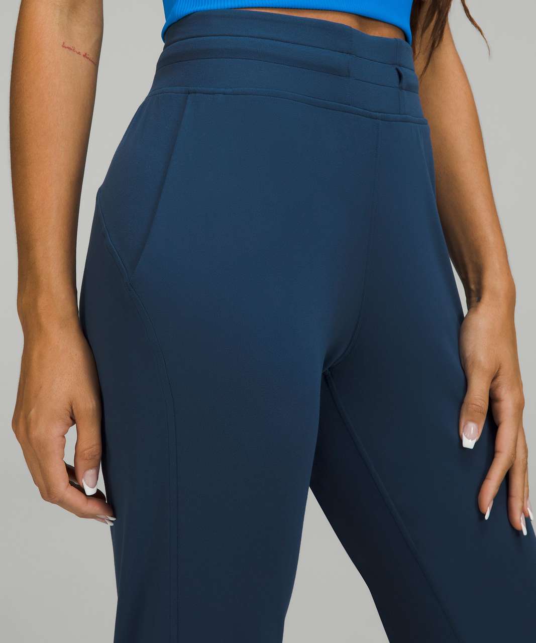 Lululemon Ready to Rulu High-Rise Jogger 7/8 Length - Mineral Blue - lulu  fanatics