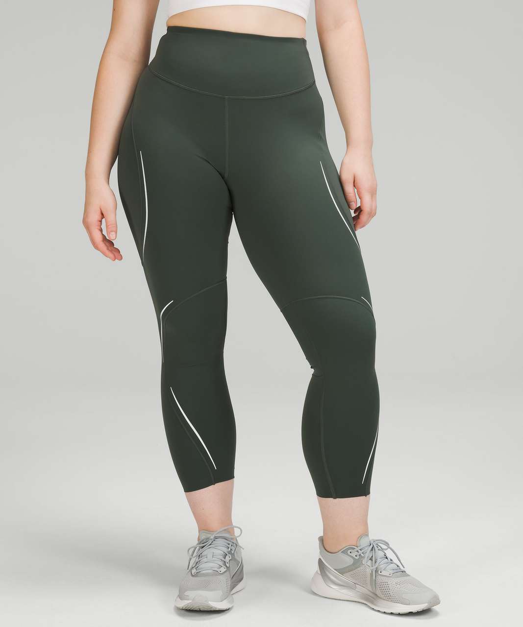 Lululemon Base Pace High-Rise Reflective Tight 25" - Smoked Spruce