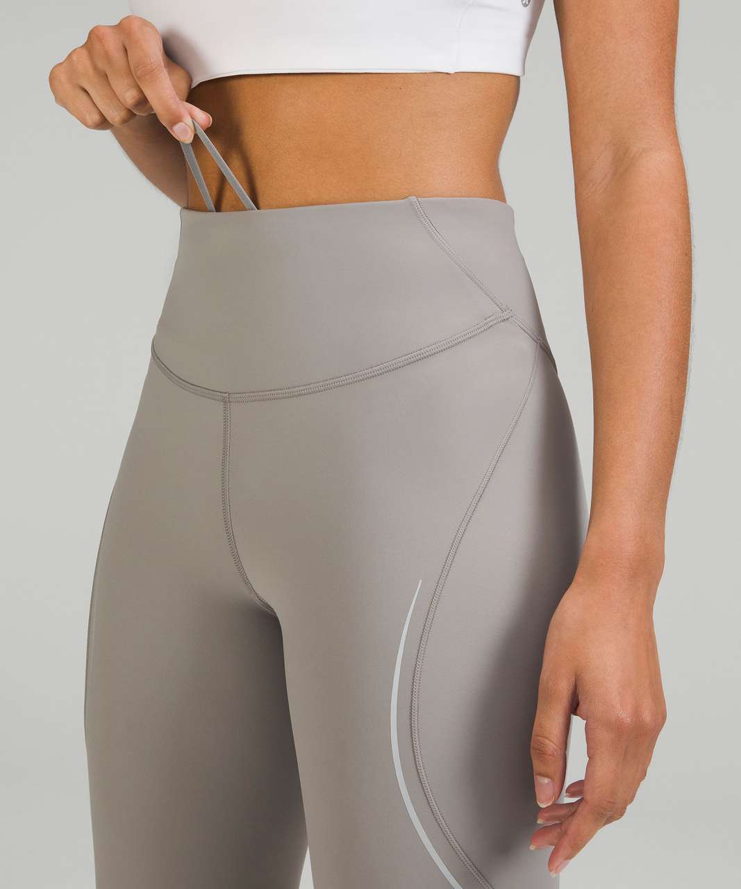 Lululemon Base Pace High-Rise Tight 25 - Estuary Grey Multi - lulu fanatics