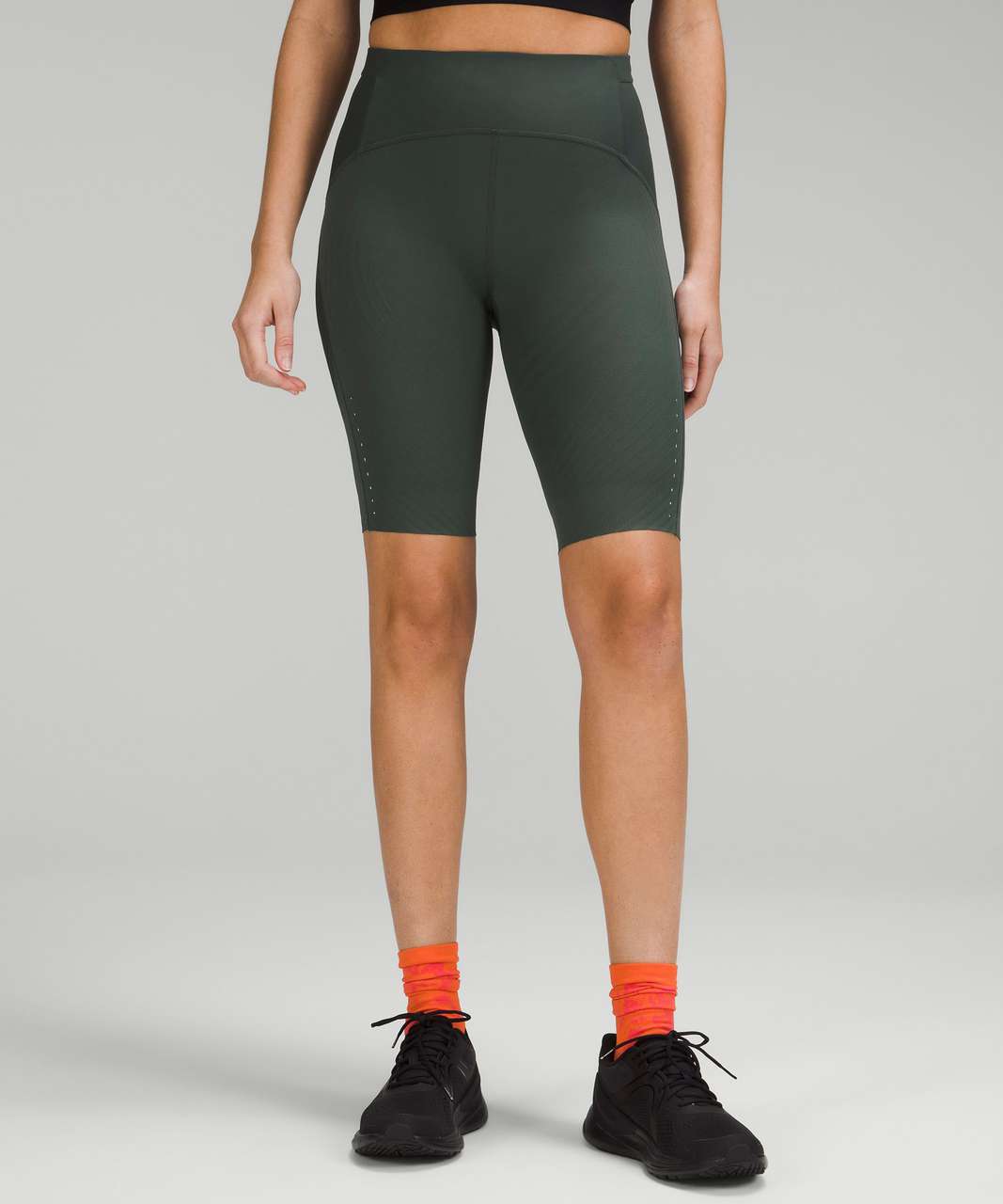 Lululemon SenseKnit Running High-Rise Short 10" - Smoked Spruce