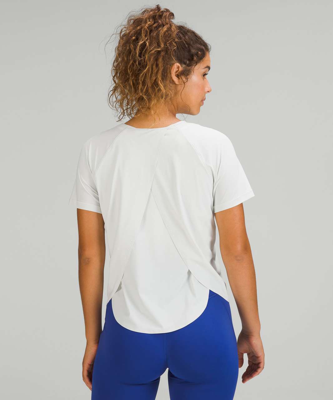 Lululemon UV Protection Running Short Sleeve Shirt - Vapor